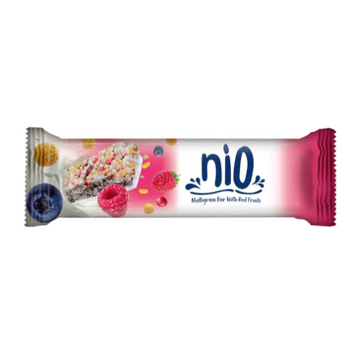 Nio Muiltigrain Bar W/Red Fruits 23Gm