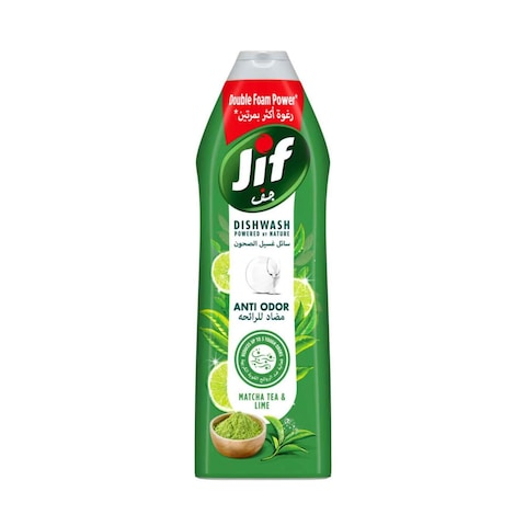 Jif Dishwash Liquid Anti Odor Matcha Tea & Lime 750Ml