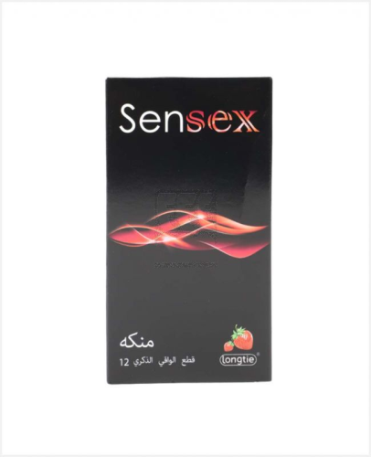 Sensex Condom Strawberry 12'S