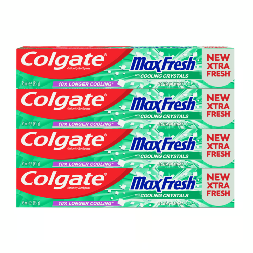 Colgate Max Fresh T/Paste 75Ml 4'S