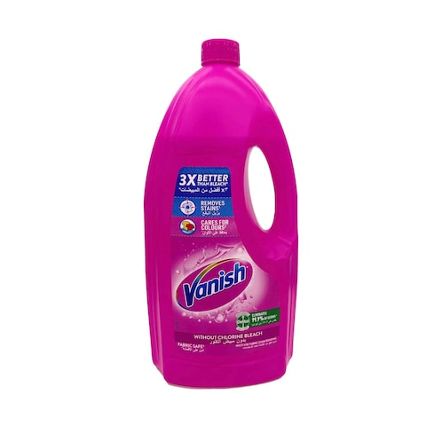 Vanish 3X Bleach Colour Safe Liquid Pink 3Ltr 