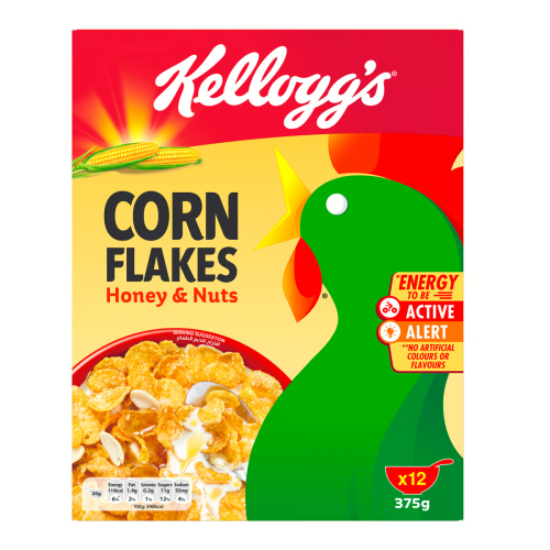 Kellogs Honey Nut Corn Flakes 375G