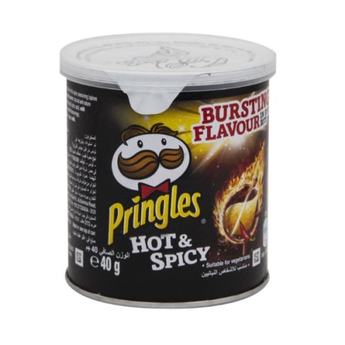Pringles Hot & Spicy Chips 40Gm