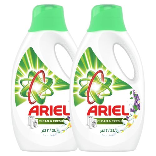 Ariel Hdl Clean & Fresh Liquid 2Ltr 2'S 