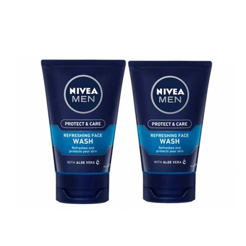 Nivea Ment. & Care Face Wash 100Ml 2'S