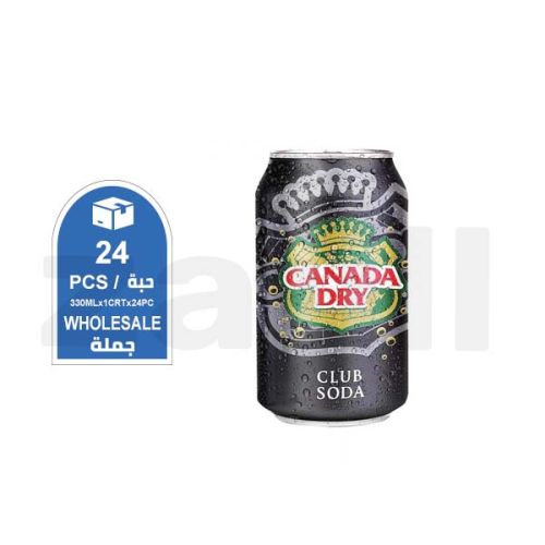 Canada Dry Club Soda 330Ml