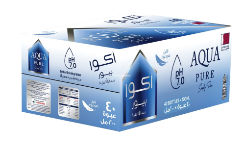 Aqua Pure Water 200Ml 40Pcs Box