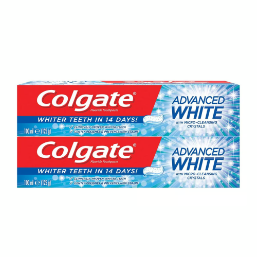 Cdc T'Paste Advanced White 100Mlx2'S