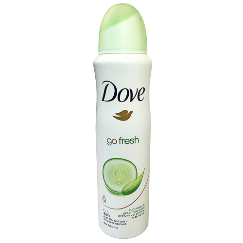 Dove Go Fresh Cocomber & Green Tea W/Spray 150Ml