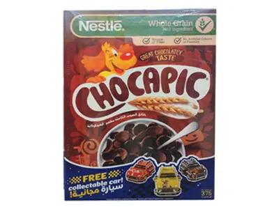 Nestle Chocapic Whole Grain Chocolate Cer. 375Gm  + Car