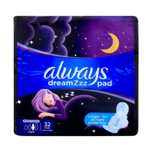 Always Night Maxi Thick Pads 32'S