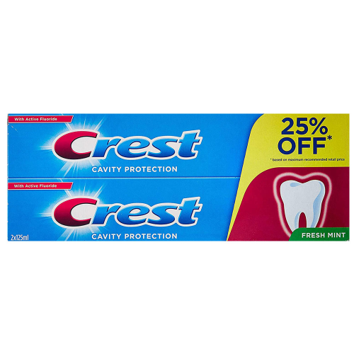 Crest Cavityt.T/Paste 125Ml 2'S
