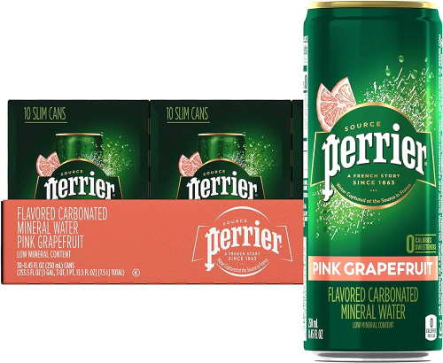 Perrier Water Grapefruit 250Ml Slim Cans