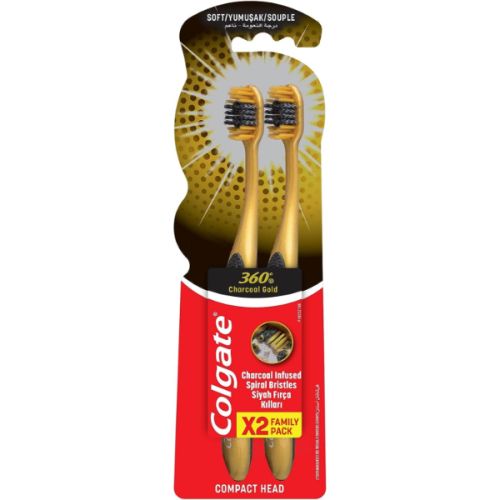 Cdc T/Brush 360 Charcoal Gold 1+1