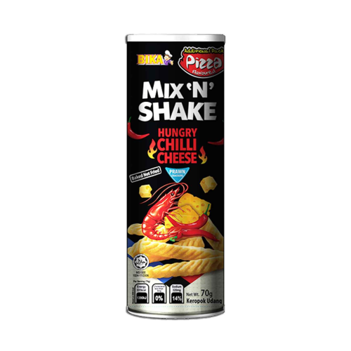 Bika Mix 'N' Shake Hungry Chilli Cheese(Prawn Crackers) 70Gm