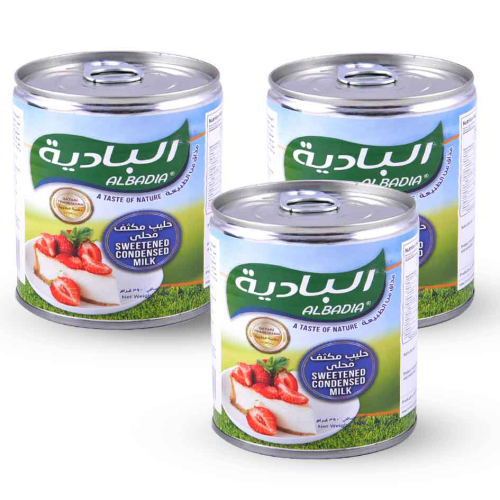 Albadia Sweetened Cond. Milk 390Gm 3'S