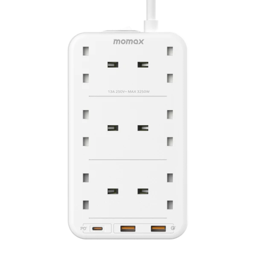 Momax Oneplug 6 Outlet Cube Extension Socket With Usb