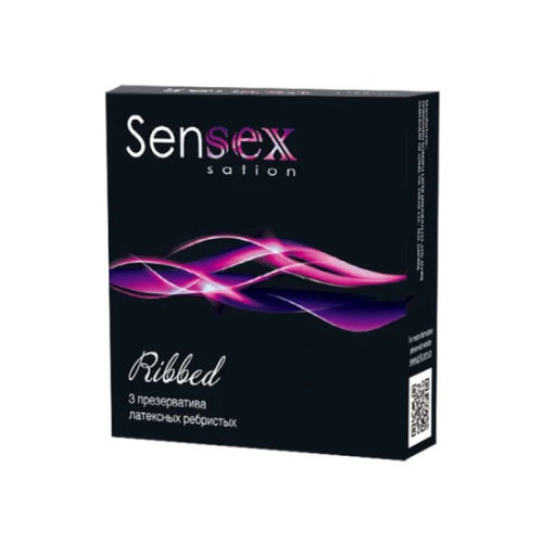 Sensex Condom Ribbed 3'S