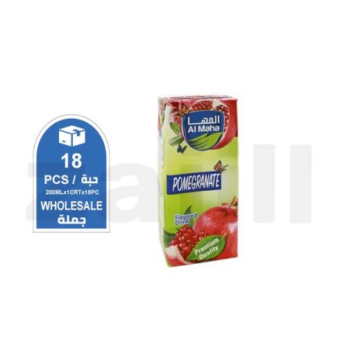 Al Maha  Pomegranate Juice 200Ml