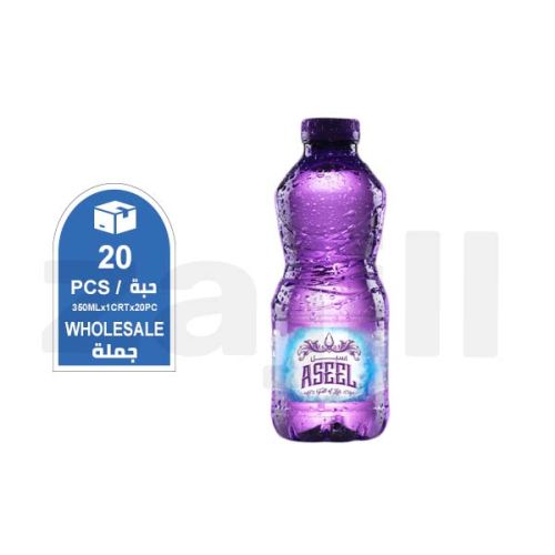 مياه اسيل 350 مل بلاستيك 