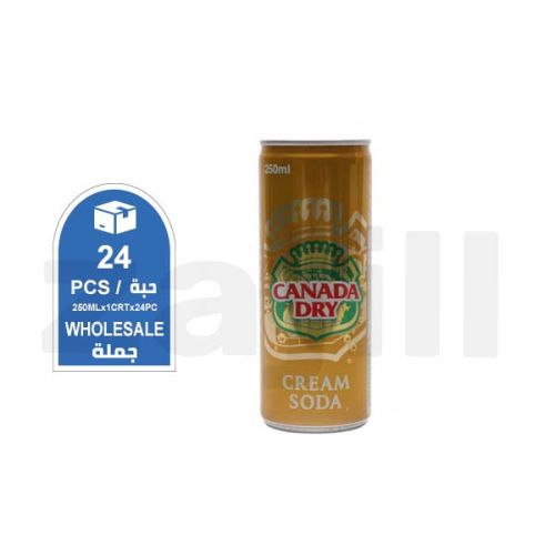 Canada Dry Cream Soda Drink 250Ml