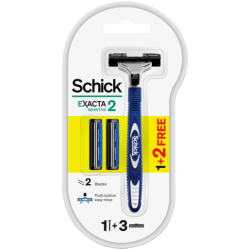 Schick Exzvtz 2 Razor 1+2Blades
