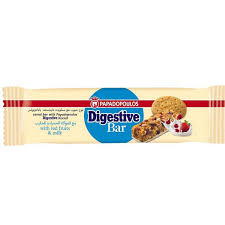 Papadopoulos Digestive Bar With Red Fruits & Milk 28Gm..
