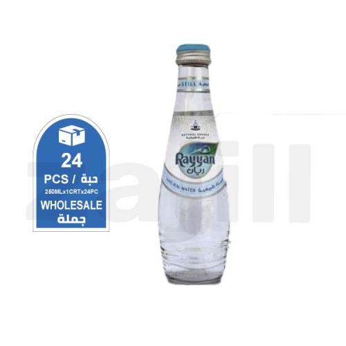 مياه ريان زجاج 250مل