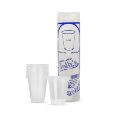 Jolly Plastic Cup 6.5Oz Clear