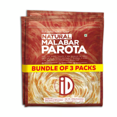 Id Naturaalmabar Parotha 400Gm 3'S