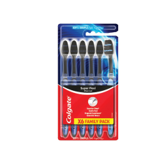 Colgate Family Pack Soft Charcoal T/Brush 6'S