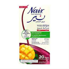 Nair Body Wax Strips Mango 20'S