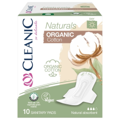 Cleanic Organic Cotoon Day Sanitary Pads 10'S