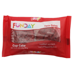 Funday Velvet With Milky Filling Cup Cake 50Gm 
