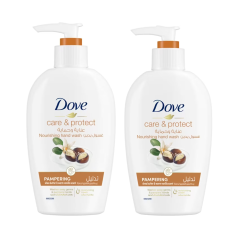 Dove Care & Prt. S/Butter & Vanila H/Wash 250Ml2'S