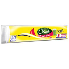 Club Trash Bag 8Gal 58X50 Cm
