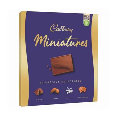 Cadbury Miniatures Chocolate Assortment Bars 200Gm