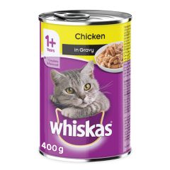 Whiskas Cat Food With Ckn In Gravy 400Gm