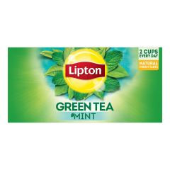 Lipton Green Tea Bags Mint 25'S 32.50Gm